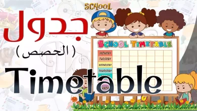 مصطلحات المدرسة بالانجليزية School Terms [القاموس الناطق المصور]