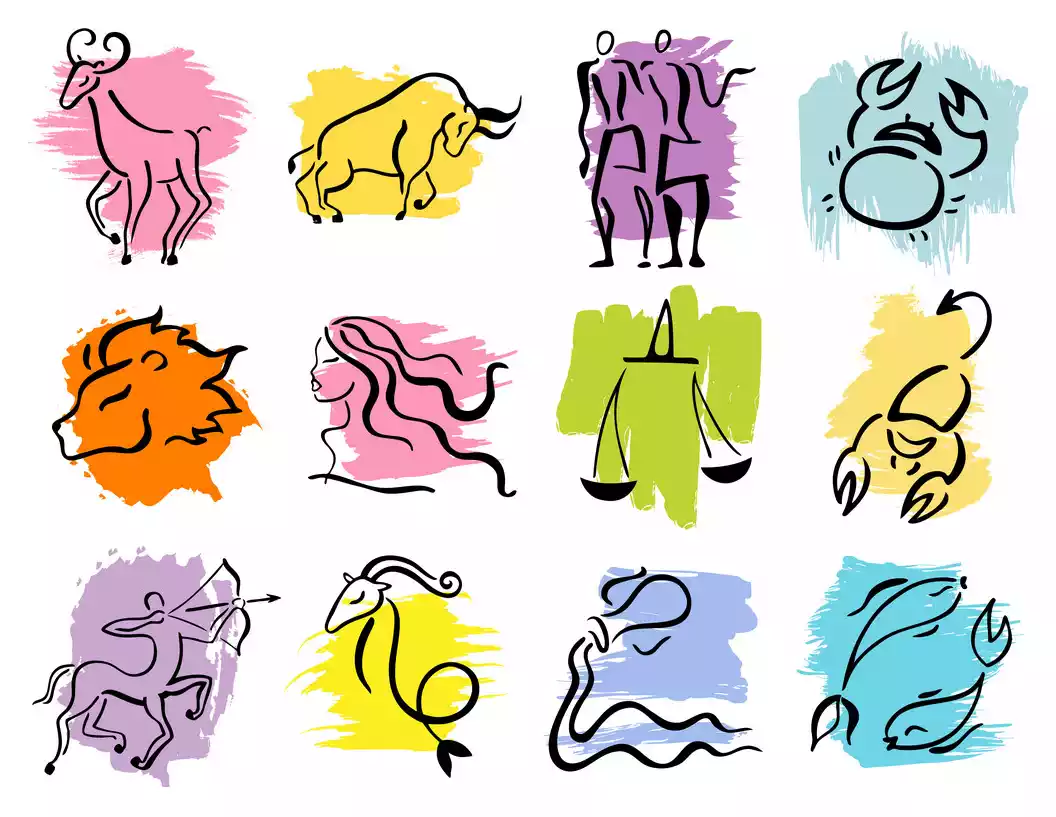 أسماء الأبراج الفلكية بالانجليزية [القاموس الناطق المصور] Zodiac