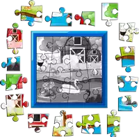 حل الألغاز Jigsaw puzzles