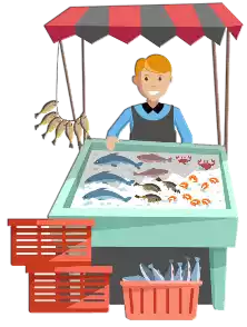 بائع السمك (سماك) Fishmonger