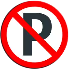 علامة عدم التوقف No parking sign No parking signs disallow parking.