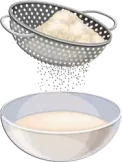 يغربل (الدقيق) Sieve